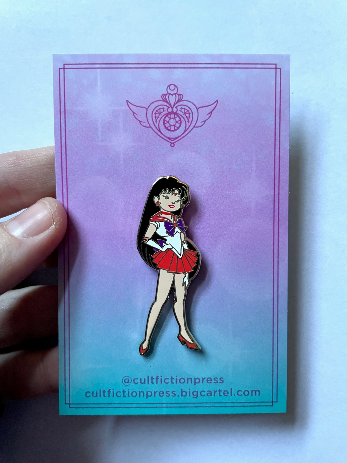 Sailor Mars Enamel Pin | Cult Fiction Press